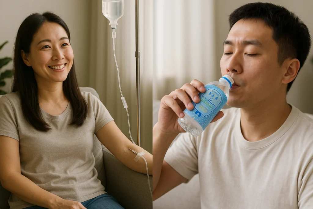 口服點滴 vs 靜脈點滴差在哪?哪種方式適合你?全面比較指南